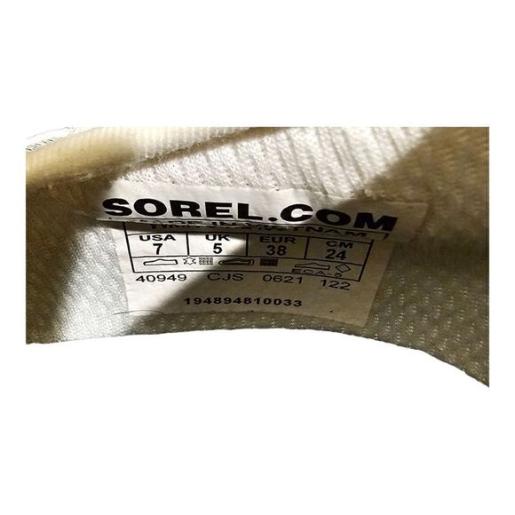 SOREL Kinetic Impact Lace Sneakers - Size 7 - Picture 8 of 8